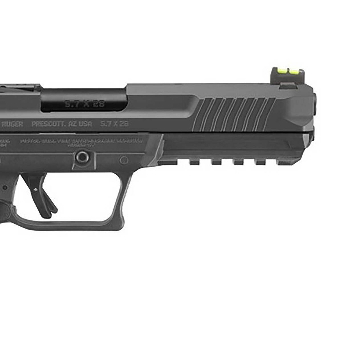 Ruger 57 Pro Model 5.7x28mm 4.94in Black Nitride Pistol - 20+1 - Black Ruger 57 Pro Model 5.7x28mm 4.94in Black Nitride Pistol - 20+1 - Black