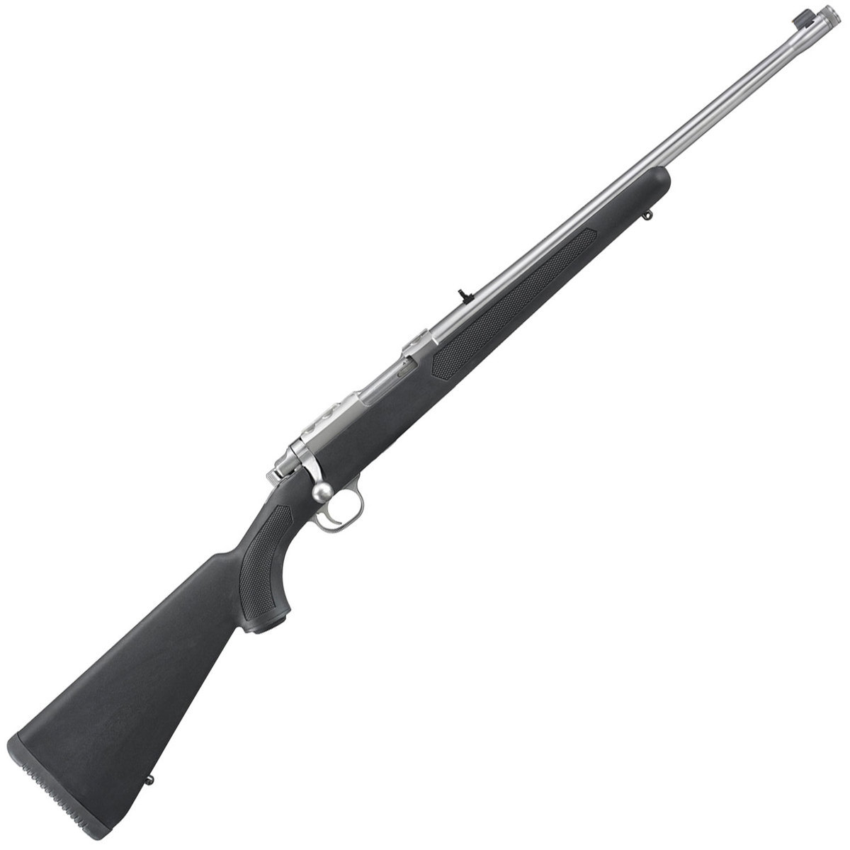 Ruger 77/357 Threaded Barrel Stainless/Black Bolt Action Rifle - 357 Magnum - Black Ruger 77/357 Threaded Barrel Stainless/Black Bolt Action Rifle - 357 Magnum - Black