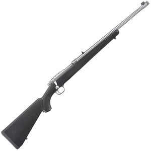 Ruger 77/357 Threaded Barrel Stainless/Black Bolt Action Rifle - 357 Magnum