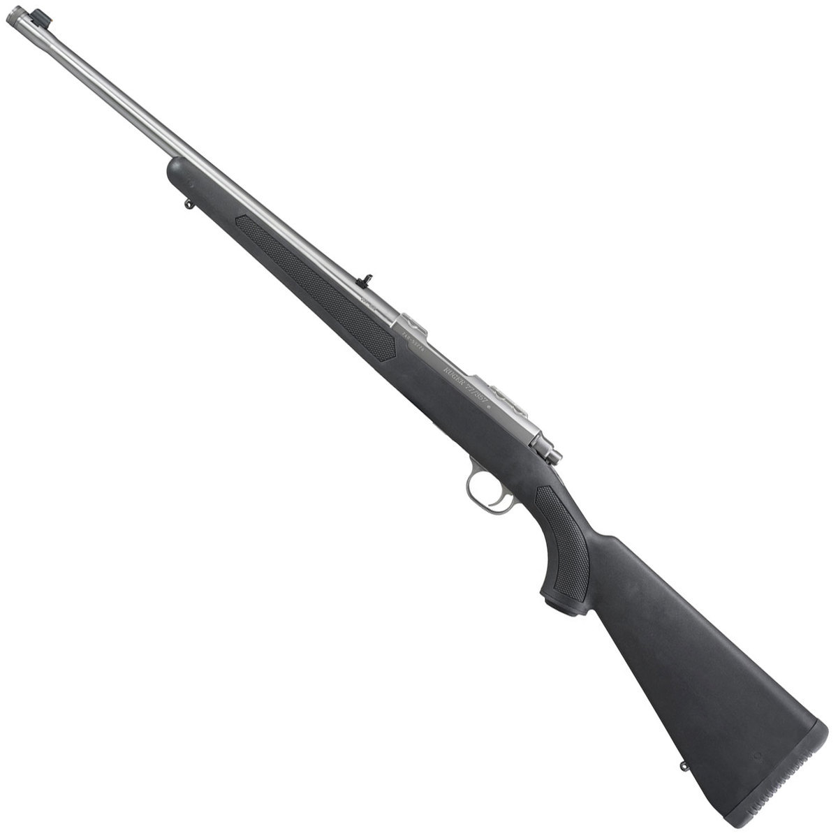 Ruger 77/357 Threaded Barrel Stainless/Black Bolt Action Rifle - 357 Magnum - Black Ruger 77/357 Threaded Barrel Stainless/Black Bolt Action Rifle - 357 Magnum - Black