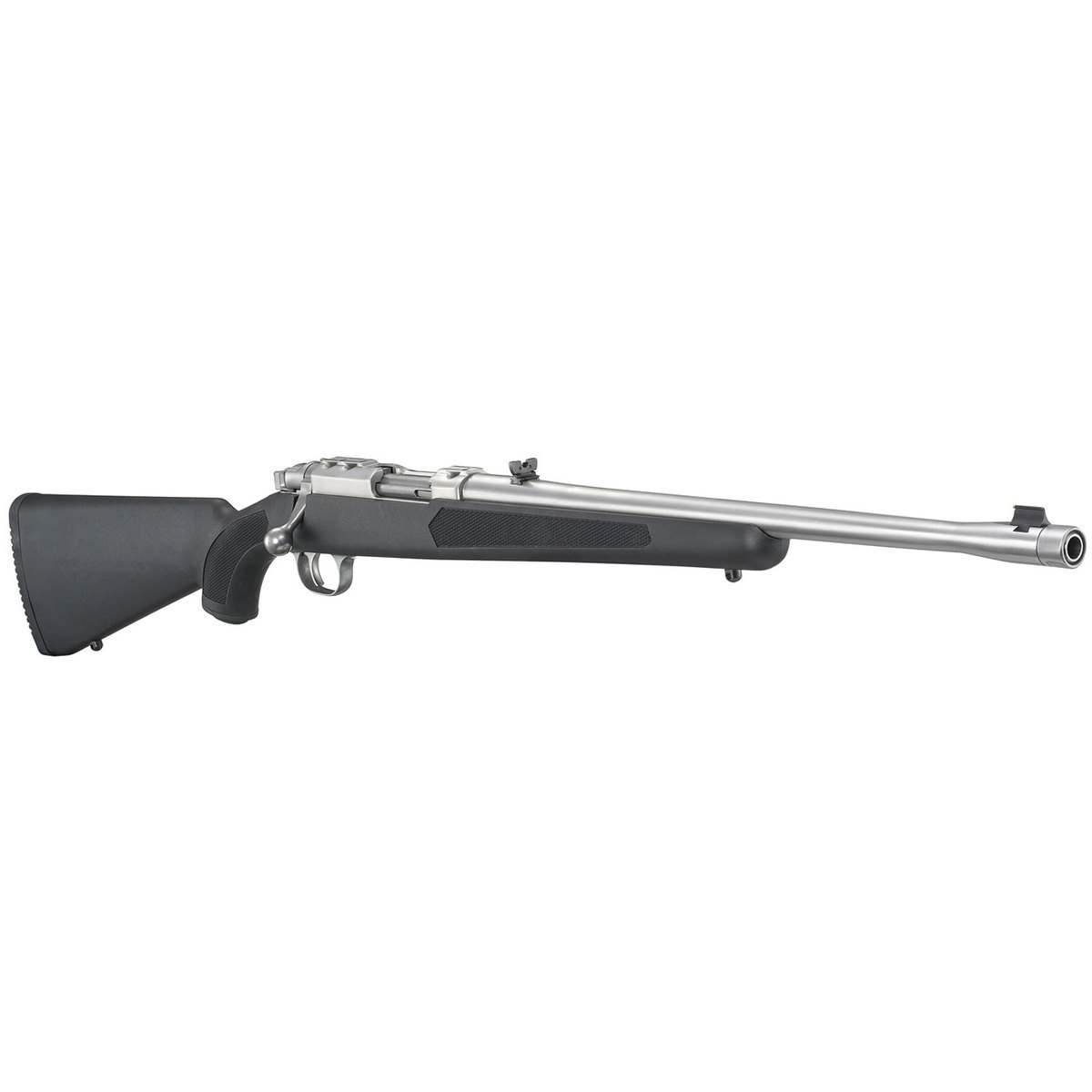 Ruger 77/44 Threaded Barrel Stainless/Black Bolt Action Rifle - 44 Magnum - Black Ruger 77/44 Threaded Barrel Stainless/Black Bolt Action Rifle - 44 Magnum - Black
