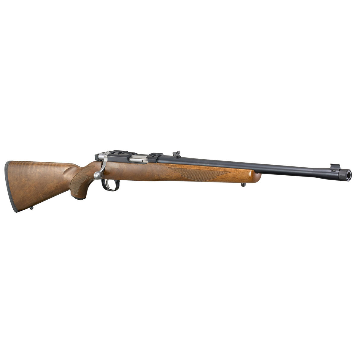 Ruger 77/44 Threaded Barrel Walnut/Black Bolt Action Rifle - 44 Magnum - Wood/Black Ruger 77/44 Threaded Barrel Walnut/Black Bolt Action Rifle - 44 Magnum - Wood/Black