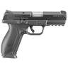 Ruger American 9mm Luger +P 4.2in Black Pistol - 10+1 Rounds - Black