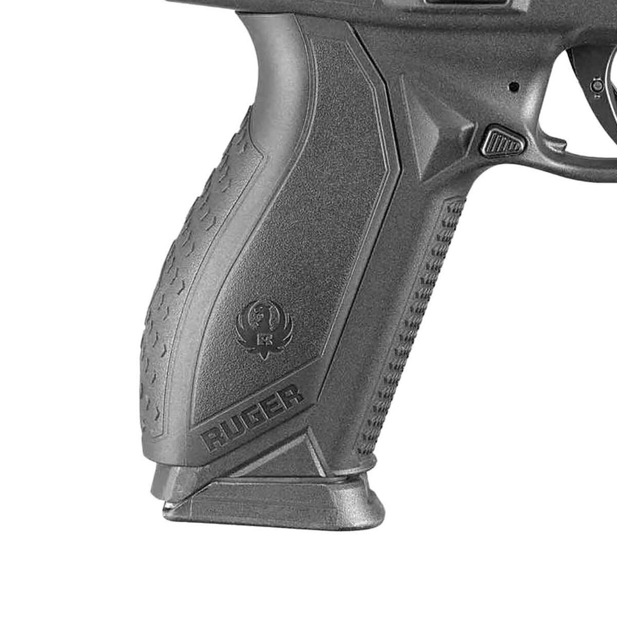 Ruger American 9mm Luger +P 4.2in Black Pistol - 17+1 Rounds - Black Ruger American 9mm Luger +P 4.2in Black Pistol - 17+1 Rounds - Black