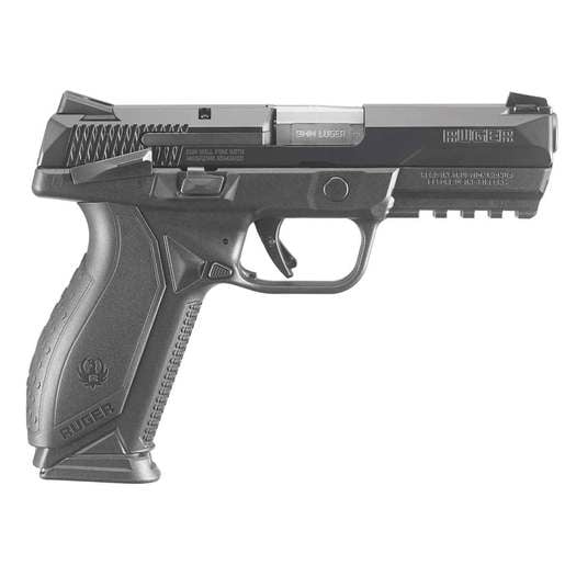 Ruger American 9mm Luger +P 4.2in Black Pistol - 17+1 Rounds image