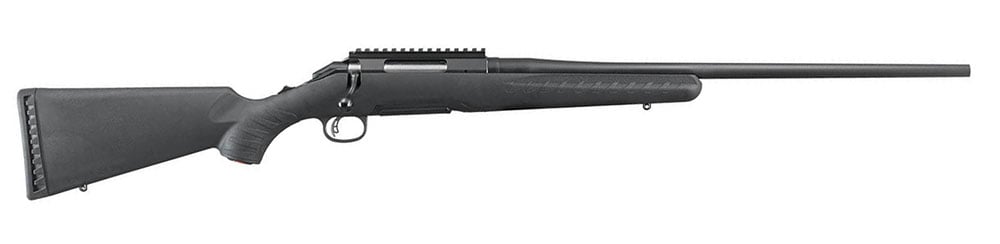 Ruger American Black Bolt Action Rifle - 308 Winchester - 22in