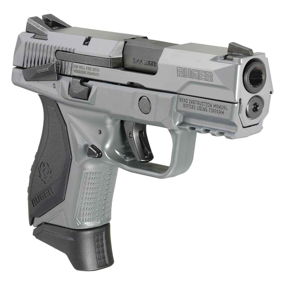 Ruger American Compact 9mm Luger 3.55in Gray Pistol - 17+1 Rounds - Gray Ruger American Compact 9mm Luger 3.55in Gray Pistol - 17+1 Rounds - Gray