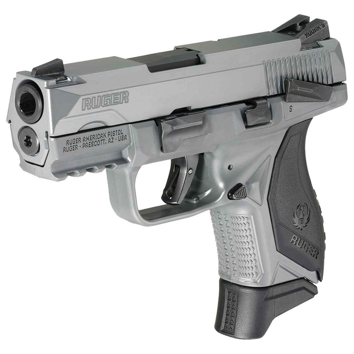 Ruger American Compact 9mm Luger 355in Gray Pistol 171 Rounds