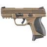 Ruger American Compact 9mm Luger +P 3.55in Flat Dark Earth/Patriot Brown Pistol - 17+1 Rounds - Brown