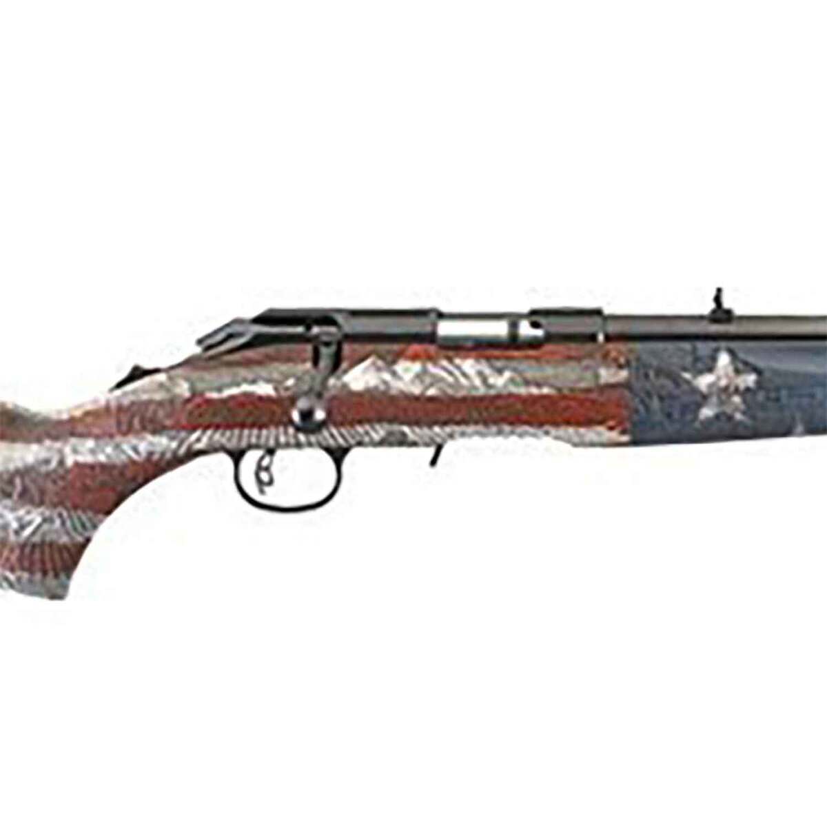 Ruger American Heartland Blued Bolt Action Rifle - 22 WMR (22 Mag) - 22in - USA Flag Ruger American Heartland Blued Bolt Action Rifle - 22 WMR (22 Mag) - 22in - USA Flag