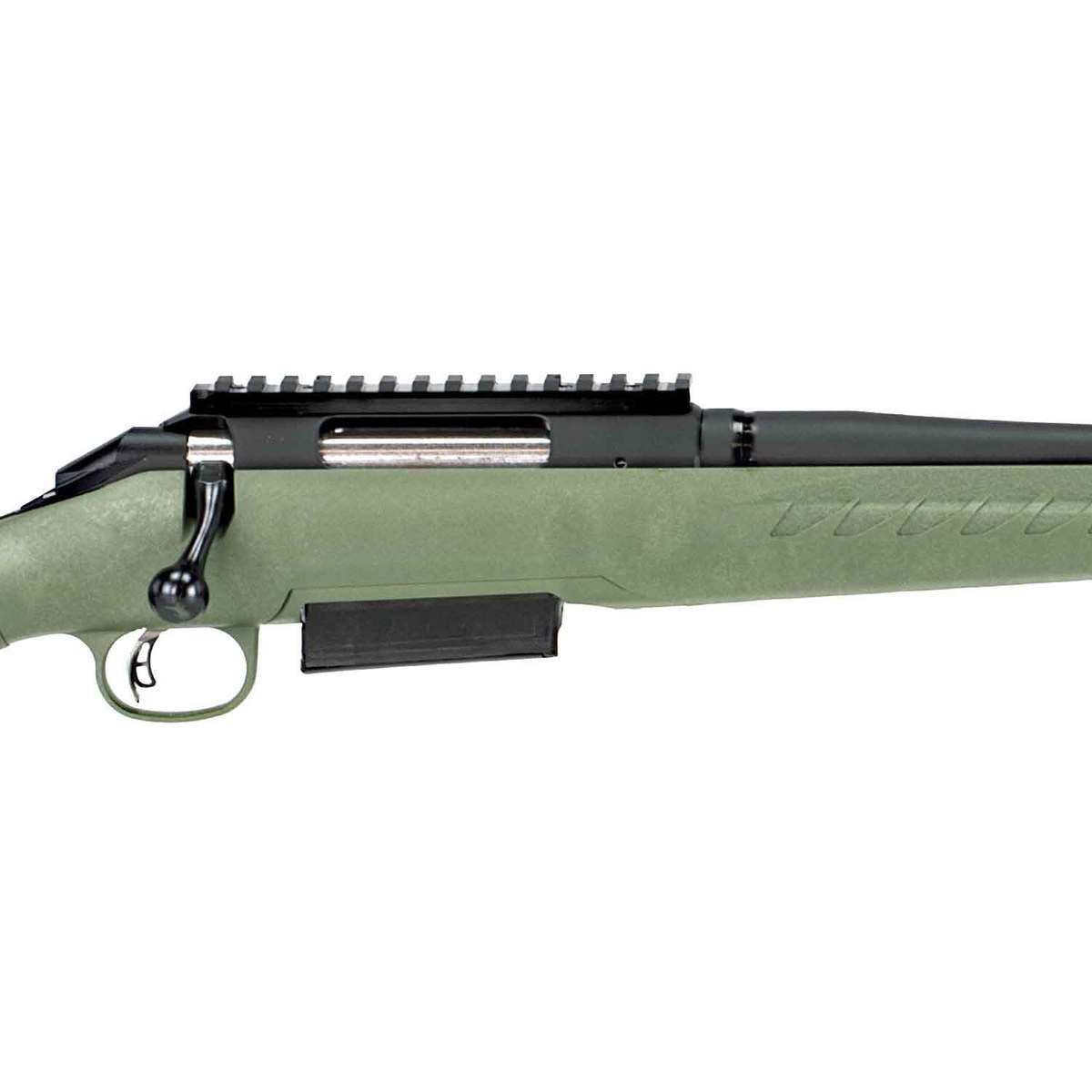 Ruger American Predator Black/Green Bolt Action Rifle - 450 Bushmaster ...