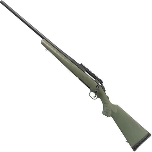 Ruger American Predator Matte Black Left Hand Bolt Action Rifle - 7mm-08 Remington - 22in - Moss Green image