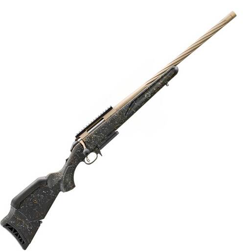 Ruger American Rifle Generation II Prairie 7mm PRC Smoked Bronze Cerakote/Black Splatter Gen II American Bolt Action Rifle – 24in – Black