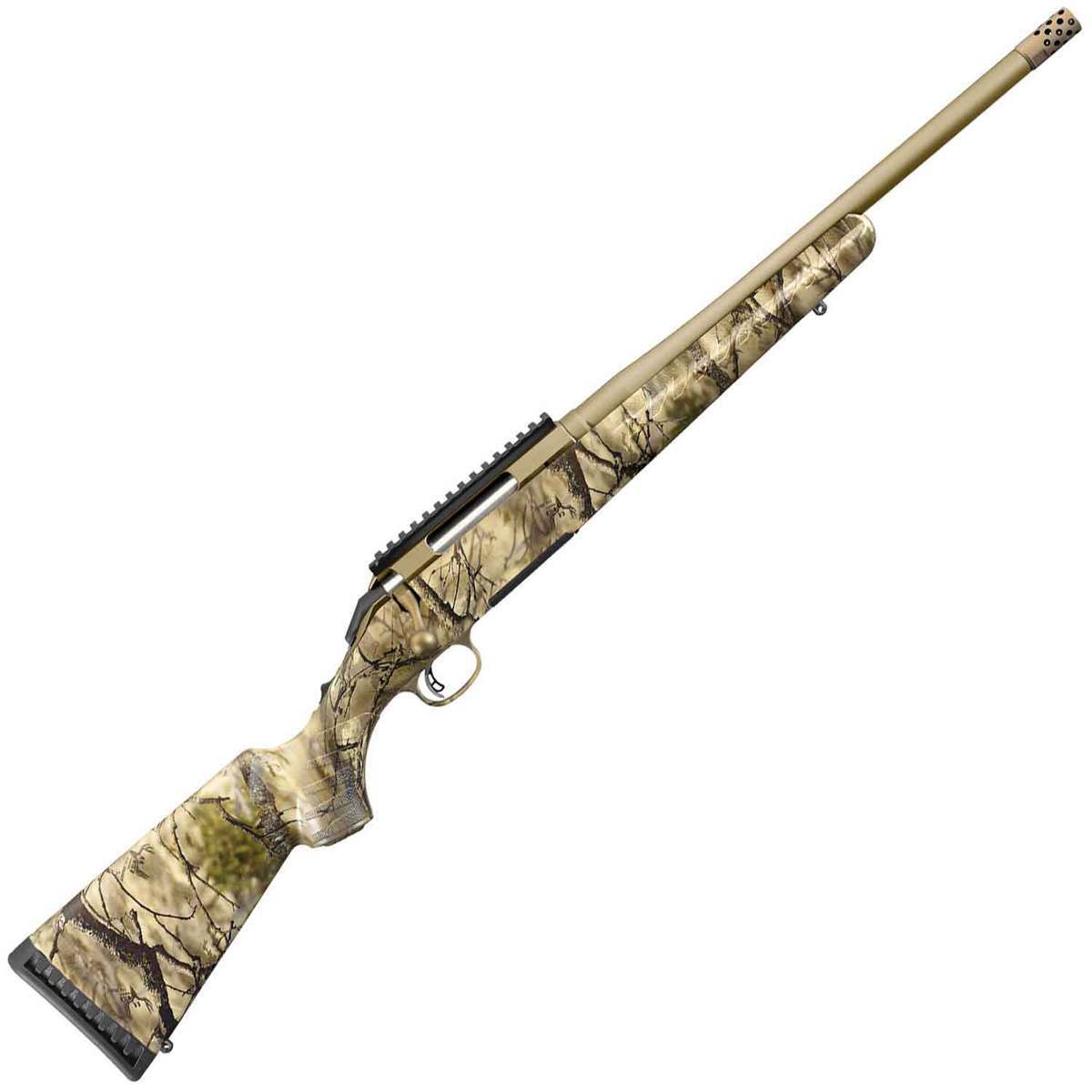 Ruger American Rifle 243 Winchester Go Wild Camo/Bronze Bolt Action ...