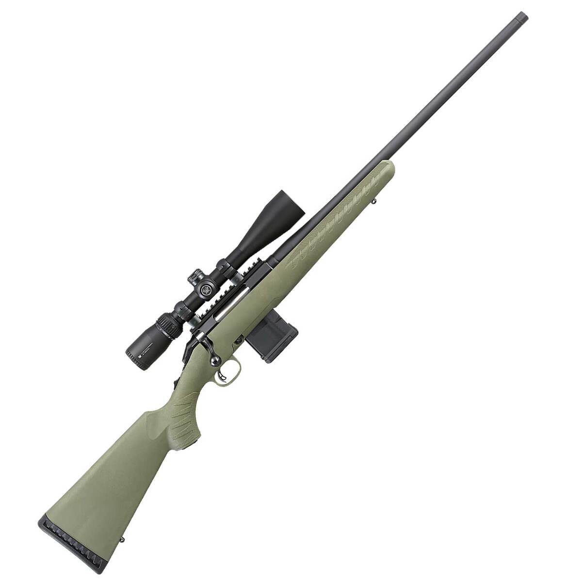 Ruger American Predator Scoped Matte Black/Moss Green Bolt Action Rifle - 223 Remington - 22in - Green Ruger American Predator Scoped Matte Black/Moss Green Bolt Action Rifle - 223 Remington - 22in - Green