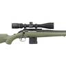 Ruger American Predator Scoped Matte Black/Moss Green Bolt Action Rifle - 204 Ruger - 22in - Green