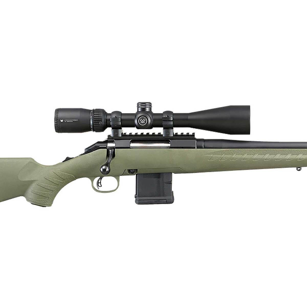 Ruger American Predator Scoped Matte Black/Moss Green Bolt Action Rifle - 6.5 Creedmoor - 22in - Green Ruger American Predator Scoped Matte Black/Moss Green Bolt Action Rifle - 6.5 Creedmoor - 22in - Green