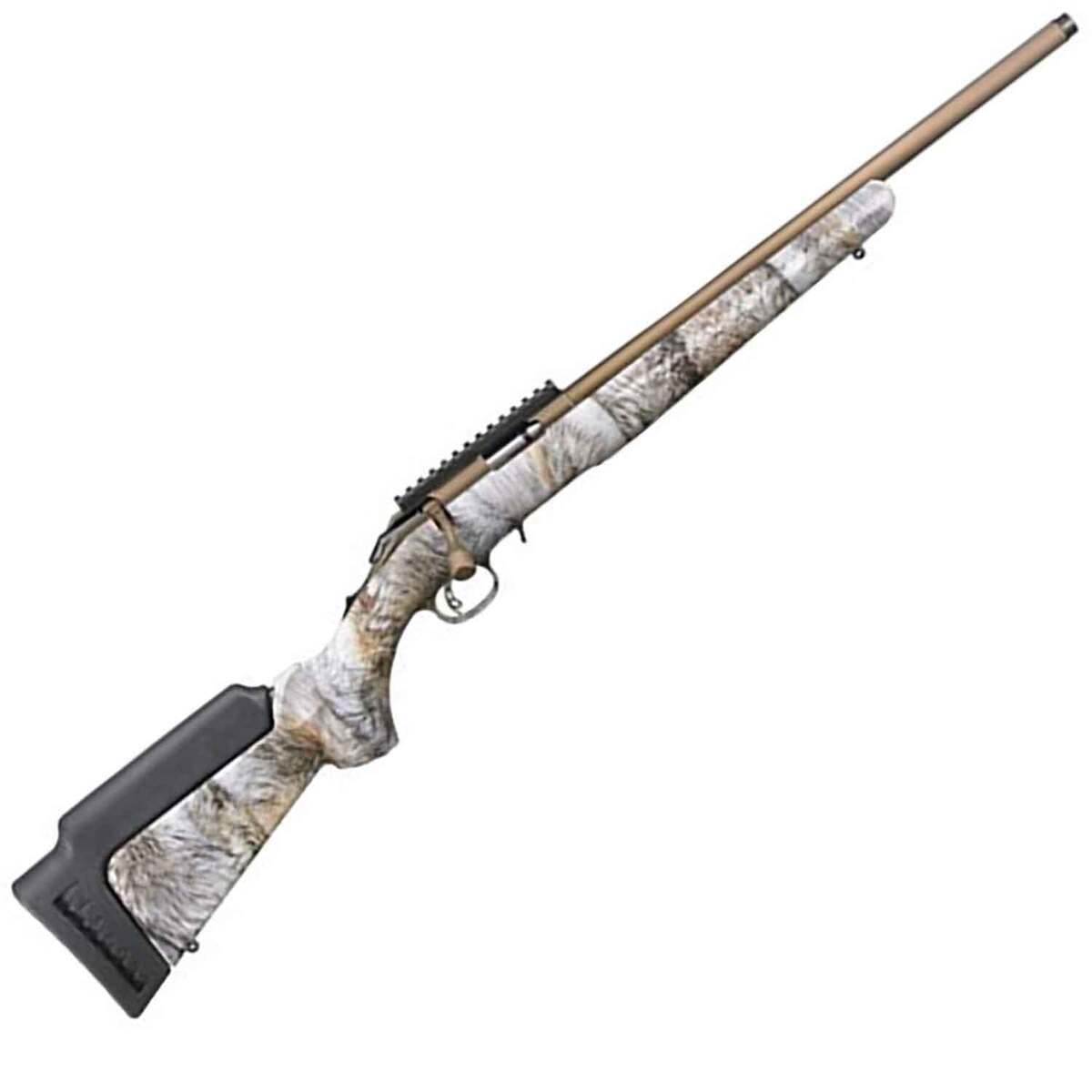 Ruger American Rifle Yote Camo Bolt Action Rifle - 17 HMR - 18in ...