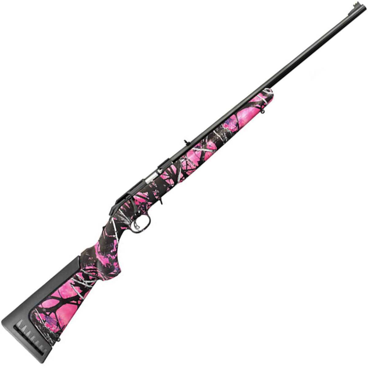 Ruger American Rimfire Satin Blued Bolt Action Rifle - 22 Long Rifle - 22in - Camo Ruger American Rimfire Satin Blued Bolt Action Rifle - 22 Long Rifle - 22in - Camo