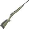 Ruger American Rimfire Satin Blued Bolt Action Rifle - 22 Long Rifle - 18in - Green