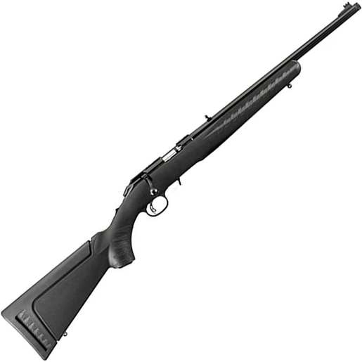 Ruger American Rimfire Satin Blued Bolt Action Rifle - 22 WMR (Mag) - 18in - Black image
