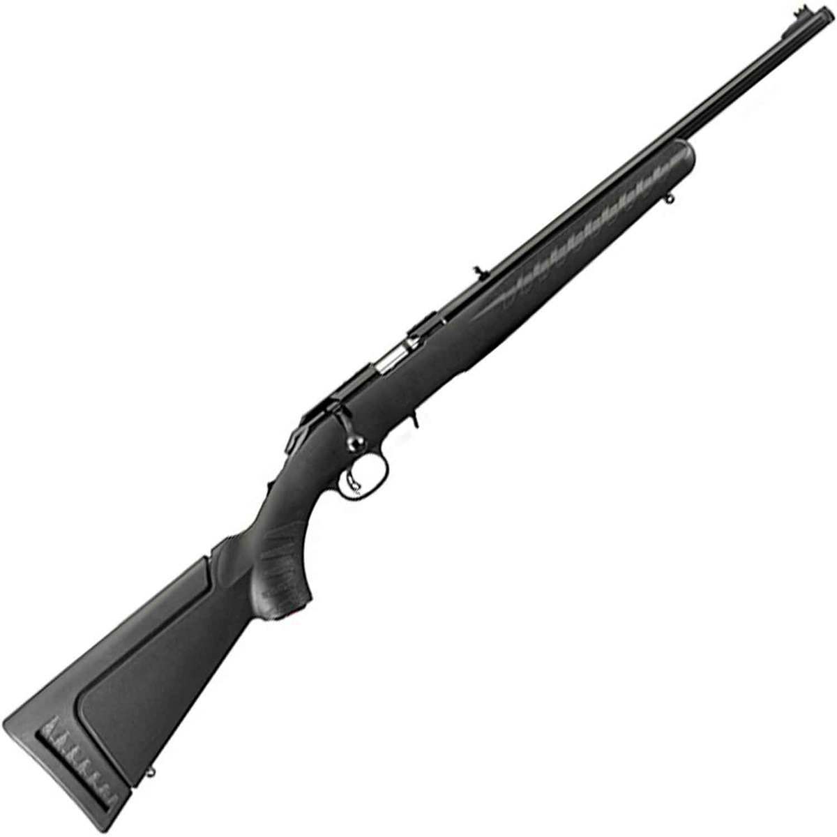Ruger American Rimfire Satin Blued Bolt Action Rifle - 22 WMR (Mag) - 18in - Black Ruger American Rimfire Satin Blued Bolt Action Rifle - 22 WMR (Mag) - 18in - Black