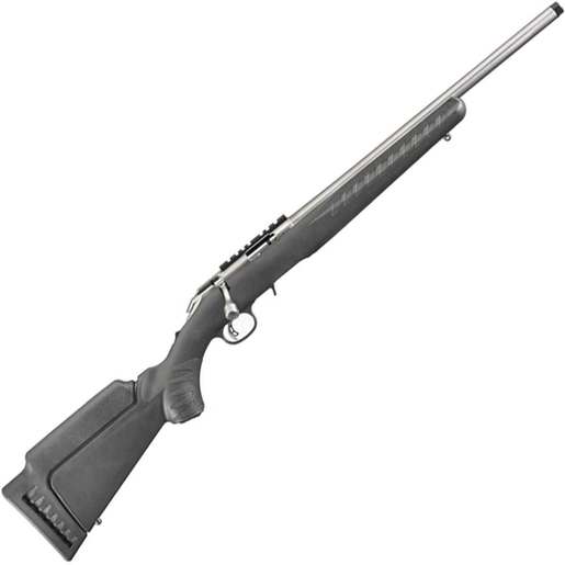 Ruger American Rimfire Satin Stainless Bolt Action Rifle - 17 HMR - 18in - Black image