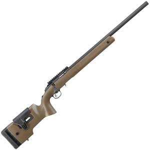 Ruger American Rimfire Long-Range Target Threaded Black/Brown Bolt Action Rifle - 22 Long Rifle
