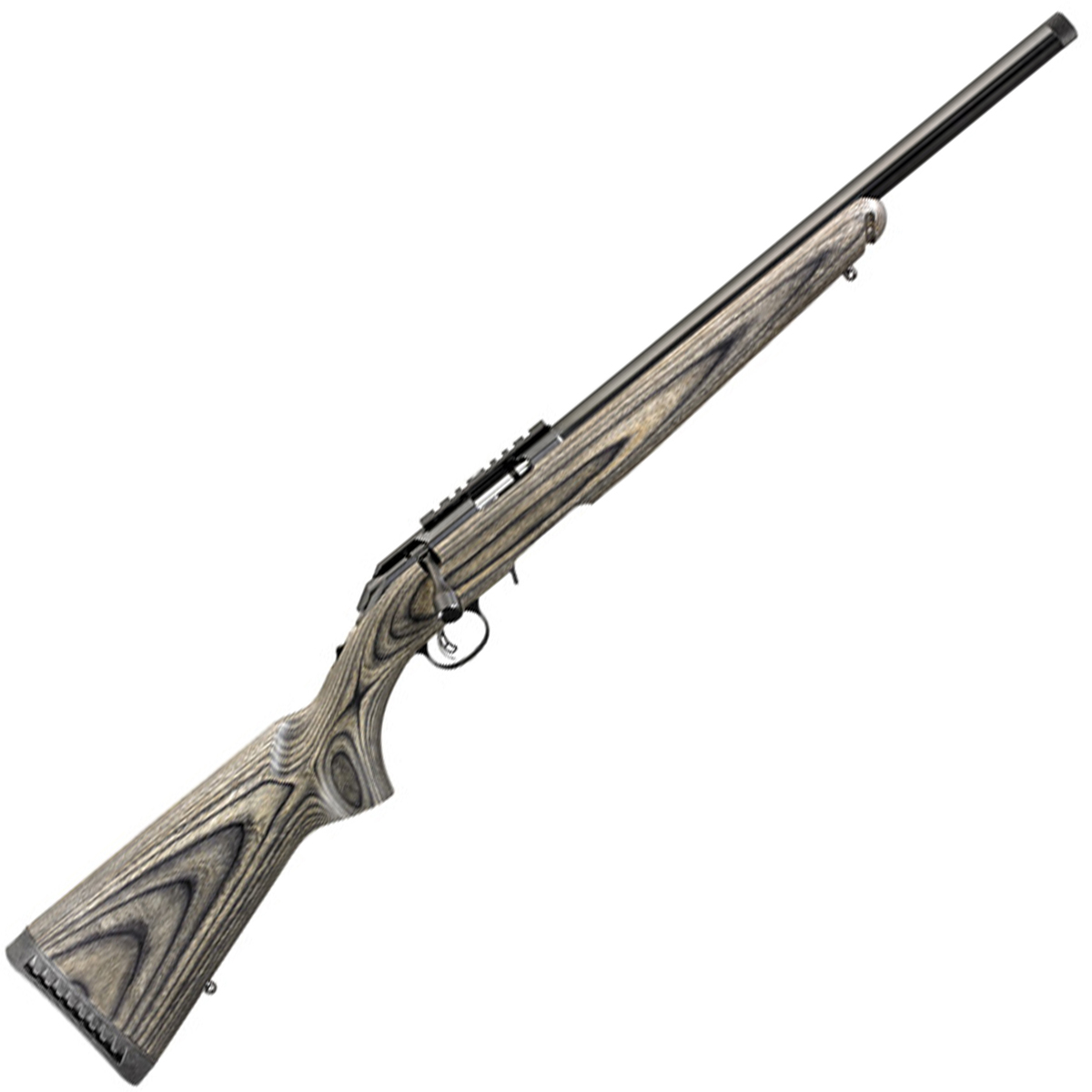 Ruger American Rimfire Target 22 Long Rifle Satin Blued Bolt Action ...