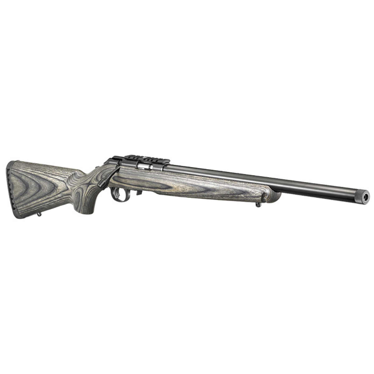 Ruger American Rimfire Target Satin Blued Bolt Action Rifle - 22 Long Rifle - 18in - Camo Ruger American Rimfire Target Satin Blued Bolt Action Rifle - 22 Long Rifle - 18in - Camo