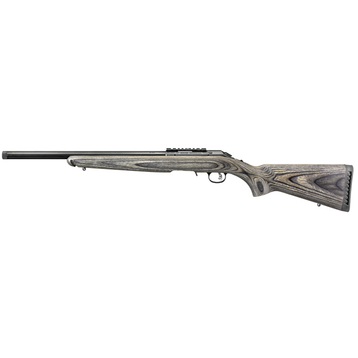 Ruger American Rimfire Target Satin Blued Bolt Action Rifle - 22 Long Rifle - 18in - Camo Ruger American Rimfire Target Satin Blued Bolt Action Rifle - 22 Long Rifle - 18in - Camo