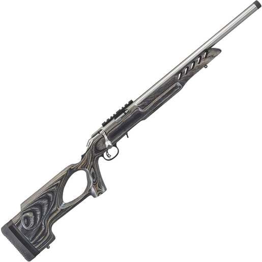 Ruger American Rimfire Target With Thumbhole Stainless Bolt Action Rifle - 22 Long Rifle - Black Laminate image