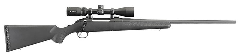 Ruger American Scoped Black Bolt Action Rifle 6.5 Creedmoor