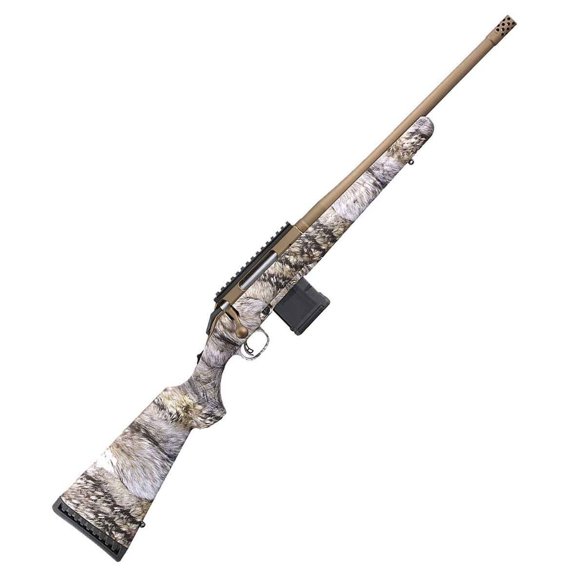 Ruger American Yote Burnt Bronze Cerakote Bolt Action Rifle - 204 Ruger ...