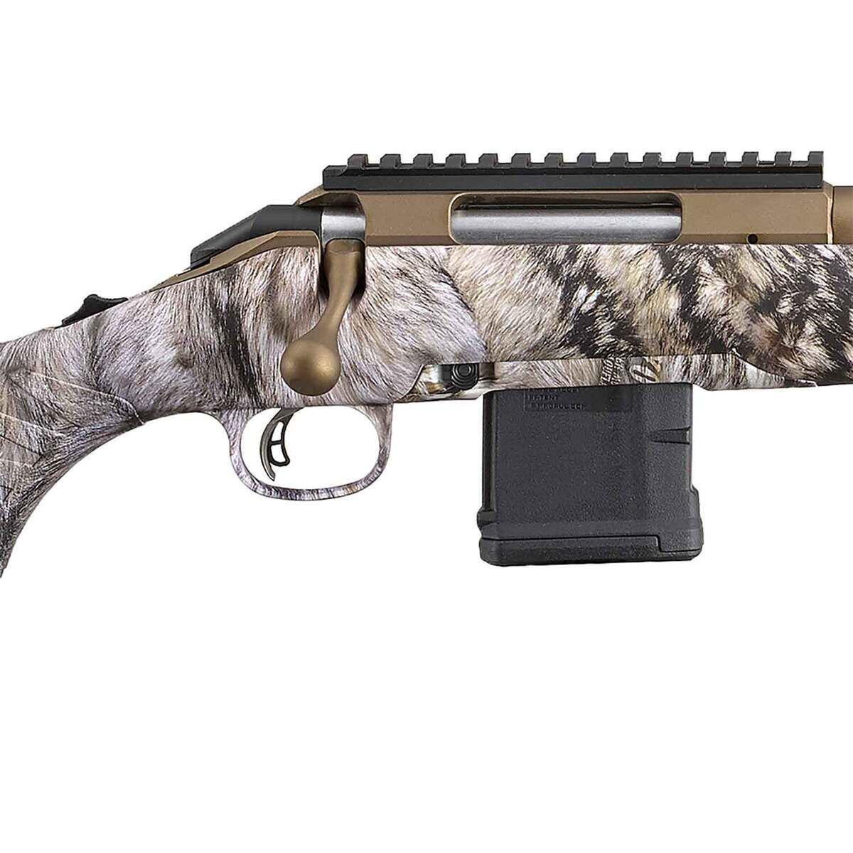 Ruger American Yote Burnt Bronze Cerakote Bolt Action Rifle - 204 Ruger ...