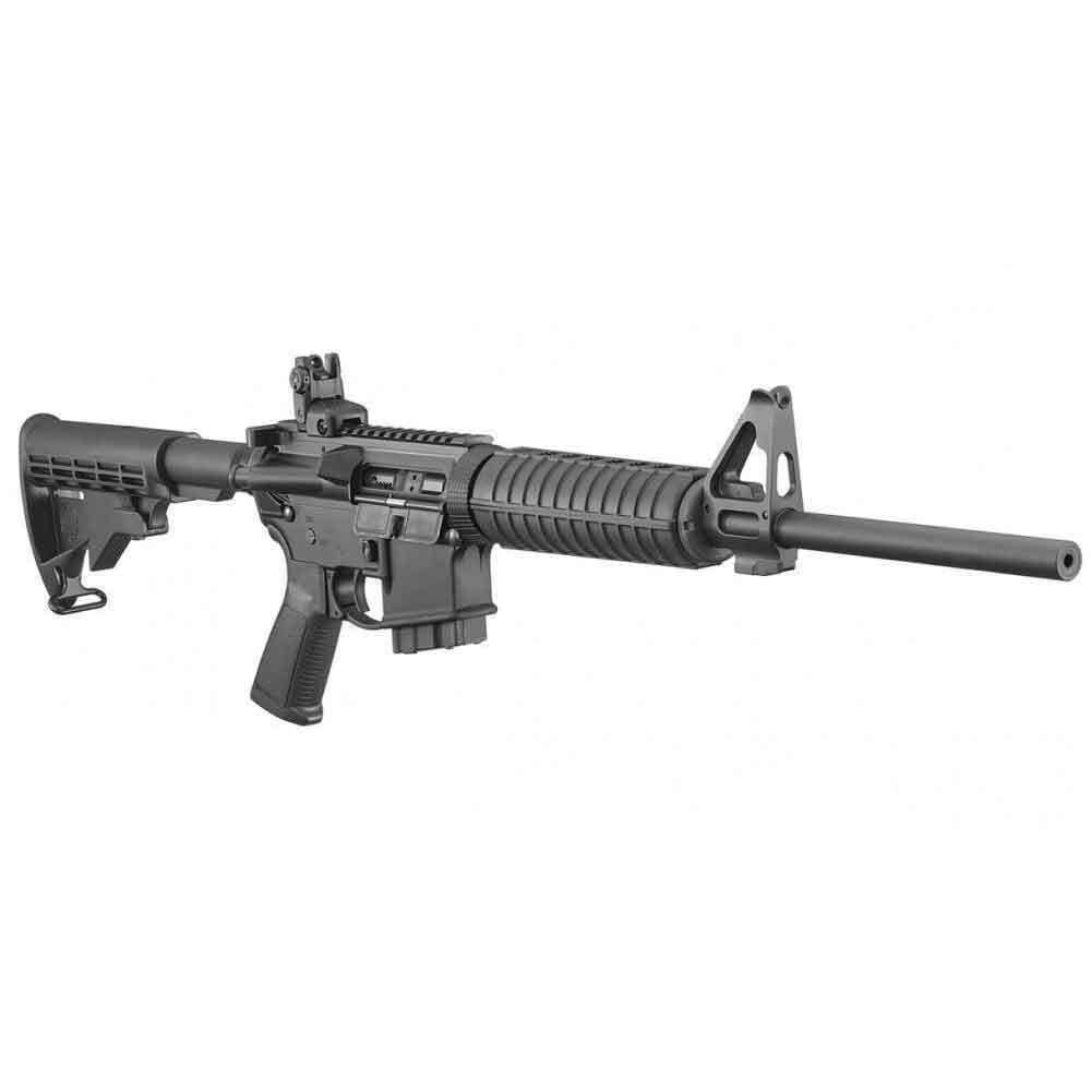 Ruger AR-556 5.56mm NATO 16.10in Anodized Black Semi Automatic Modern Sporting Rifle - 10+1 Rounds - Black Ruger AR-556 5.56mm NATO 16.10in Anodized Black Semi Automatic Modern Sporting Rifle - 10+1 Rounds - Black