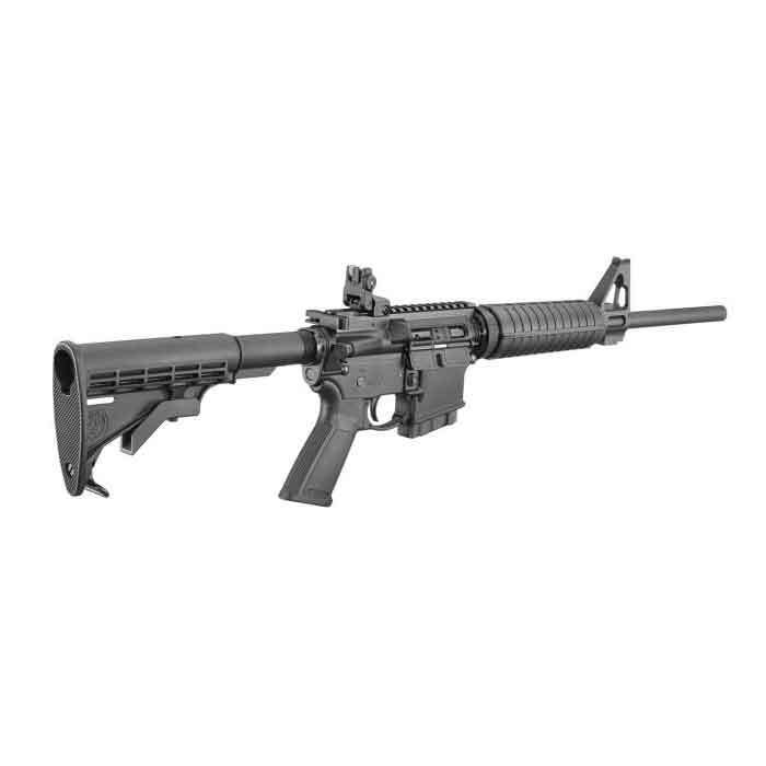 Ruger AR-556 5.56mm NATO 16.10in Anodized Black Semi Automatic Modern Sporting Rifle - 10+1 Rounds - Black Ruger AR-556 5.56mm NATO 16.10in Anodized Black Semi Automatic Modern Sporting Rifle - 10+1 Rounds - Black