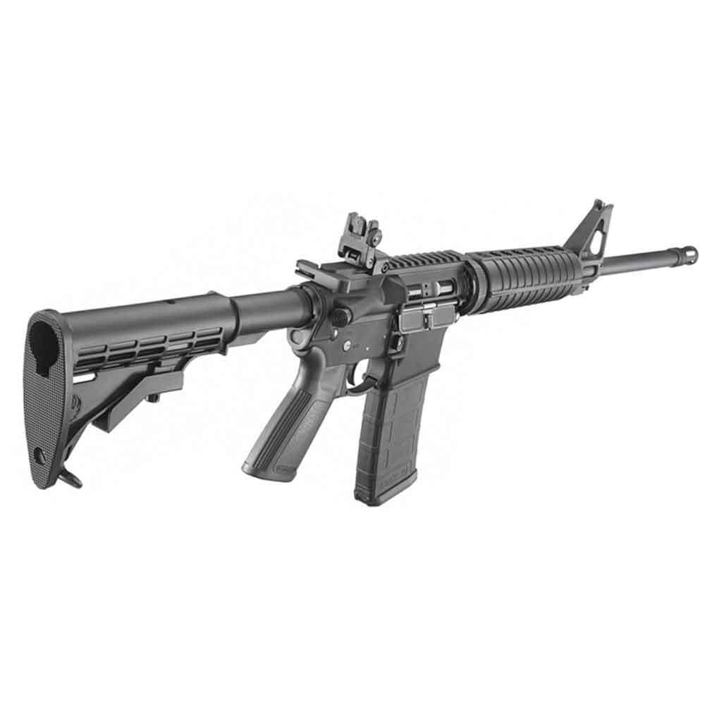 Ruger AR-556 5.56mm NATO 16.10in Anodized Black Semi Automatic Modern Sporting Rifle - 10+1 Rounds - Black Ruger AR-556 5.56mm NATO 16.10in Anodized Black Semi Automatic Modern Sporting Rifle - 10+1 Rounds - Black