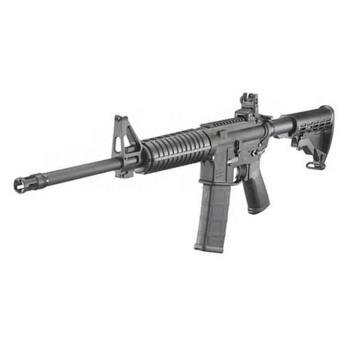 Ruger AR-556 5.56mm NATO 16.10in Anodized Black Semi Automatic Modern Sporting Rifle - 10+1 Rounds - Black Ruger AR-556 5.56mm NATO 16.10in Anodized Black Semi Automatic Modern Sporting Rifle - 10+1 Rounds - Black