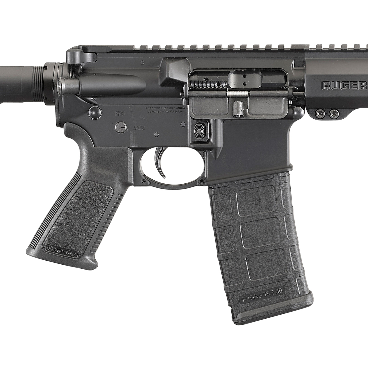 Ruger AR-556 Free-Float Handguard 5.56mm NATO 16.1in Black Anodized Semi Automatic Rifle - 30+1 Rounds - Black Ruger AR-556 Free-Float Handguard 5.56mm NATO 16.1in Black Anodized Semi Automatic Rifle - 30+1 Rounds - Black