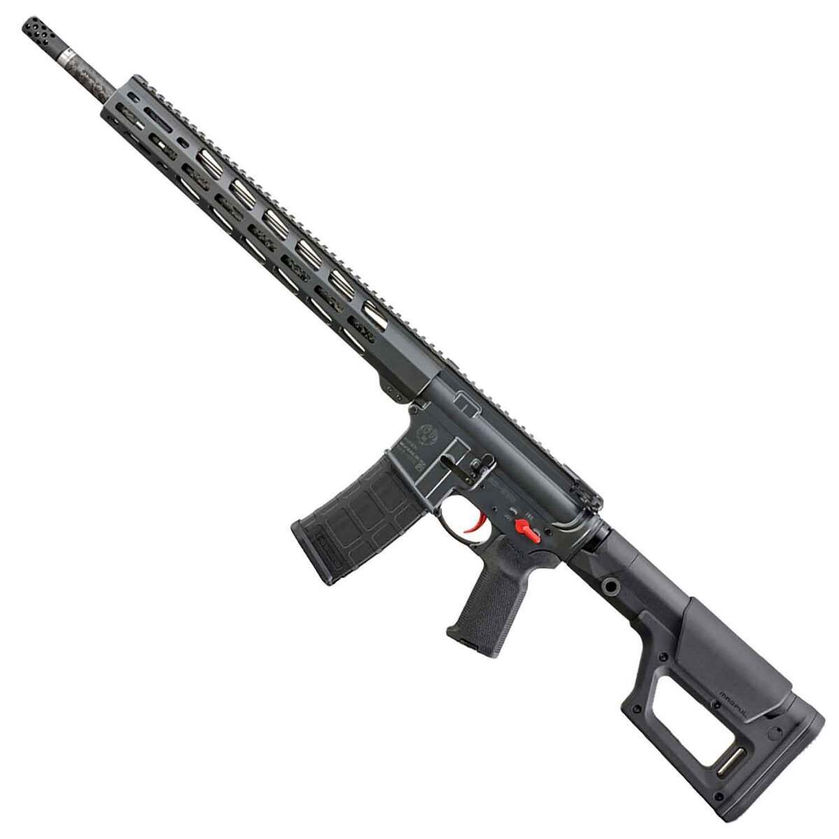Ruger AR-556 MPR 223 Wylde 18in Gray Cerakote Semi Automatic Modern Sporting Rifle - 30+1 Rounds - Black Ruger AR-556 MPR 223 Wylde 18in Gray Cerakote Semi Automatic Modern Sporting Rifle - 30+1 Rounds - Black