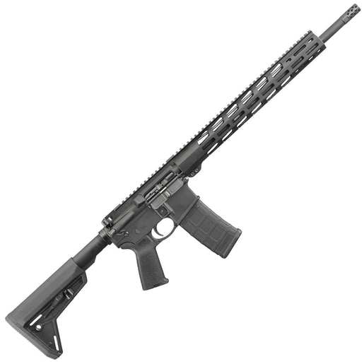 Ruger AR-556 5.56mm NATO 18in Black Semi Automatic Rifle - 30+1 Rounds image