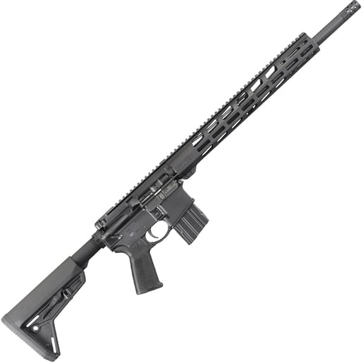 Ruger AR-556 MPR 450 Bushmaster 18in Black Anodized Semi Automatic Rifle - 5+1 Rounds - Black image