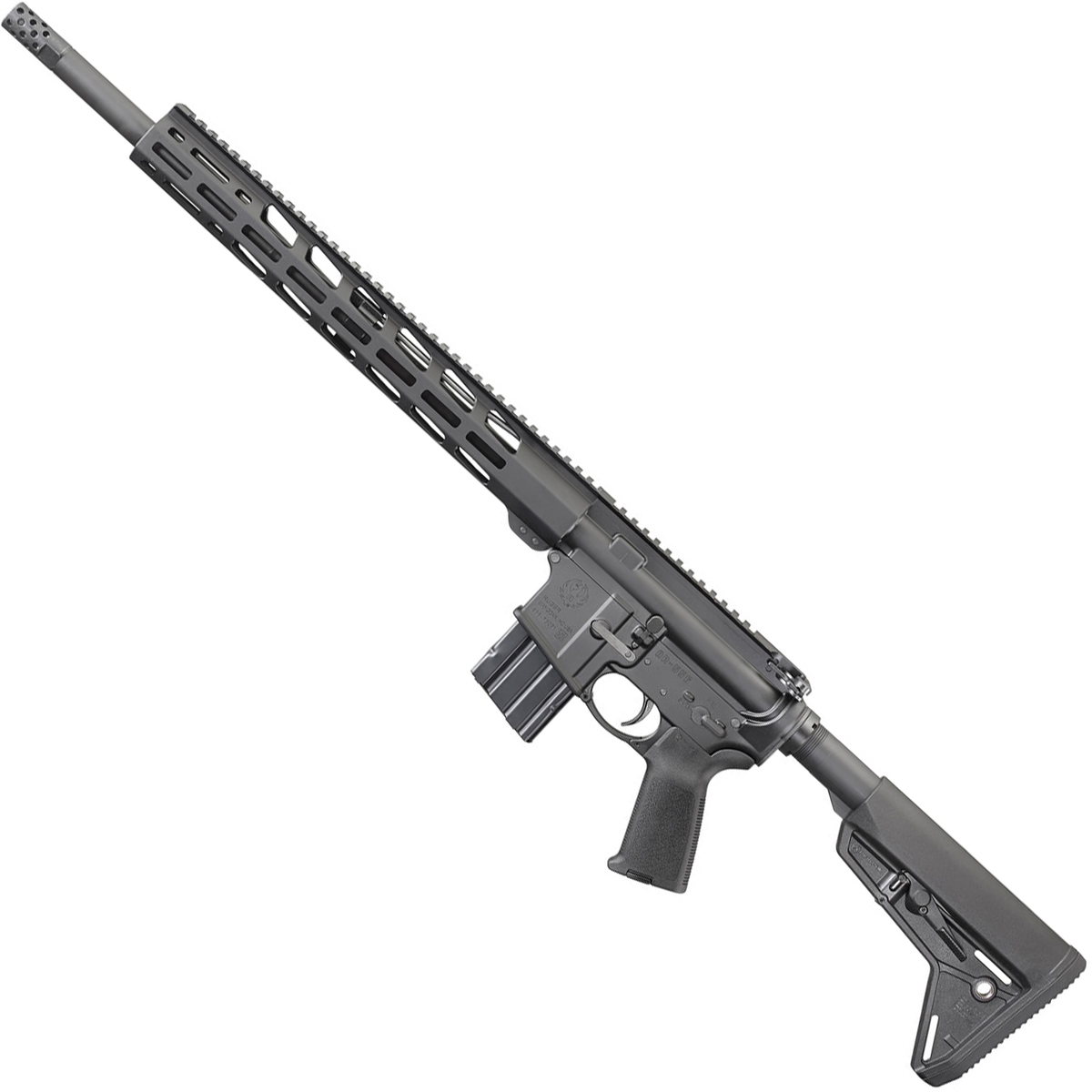 Ruger AR-556 MPR 450 Bushmaster 18in Black Anodized Semi Automatic Rifle - 5+1 Rounds - Black Ruger AR-556 MPR 450 Bushmaster 18in Black Anodized Semi Automatic Rifle - 5+1 Rounds - Black