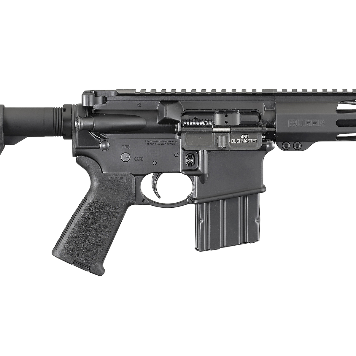 Ruger AR-556 MPR 450 Bushmaster 18in Black Anodized Semi Automatic Rifle - 5+1 Rounds - Black Ruger AR-556 MPR 450 Bushmaster 18in Black Anodized Semi Automatic Rifle - 5+1 Rounds - Black
