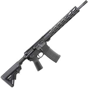 Ruger AR-556 MPR 5.56mm NATO 16.1in Black Semi Automatic Modern Sporting Rifle - 30+1 Rounds