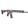 Ruger AR-556 MPR 5.56mm NATO 18in American Flag Cerakote Semi Automatic Modern Sporting Rifle - 30+1 Rounds - American Flag