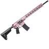 Ruger AR-556 MPR 5.56mm NATO 18in Rose Gold Cerakote Semi Automatic Modern Sporting Rifle - 30+1 Rounds - Pink