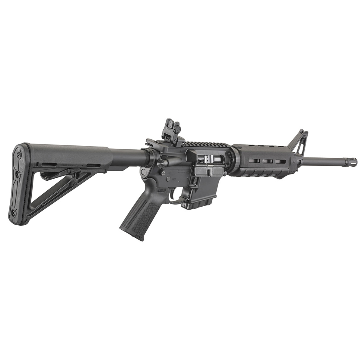 Ruger Ar 556 W Fixed Mag 5 56mm Nato 16 1in Black Semi Automatic Modern Sporting Rifle 10 1 Rounds California Compliant Sportsman S Warehouse
