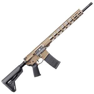 Ruger AR-566 MPR Talo Davidsons Dark Earth Semi Automatic Rifle - 5.56mm NATO - 16.1in